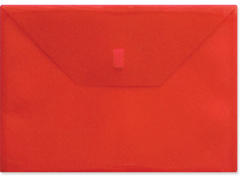 13X9 ENVELOPE,POLY,VELCRO,RED